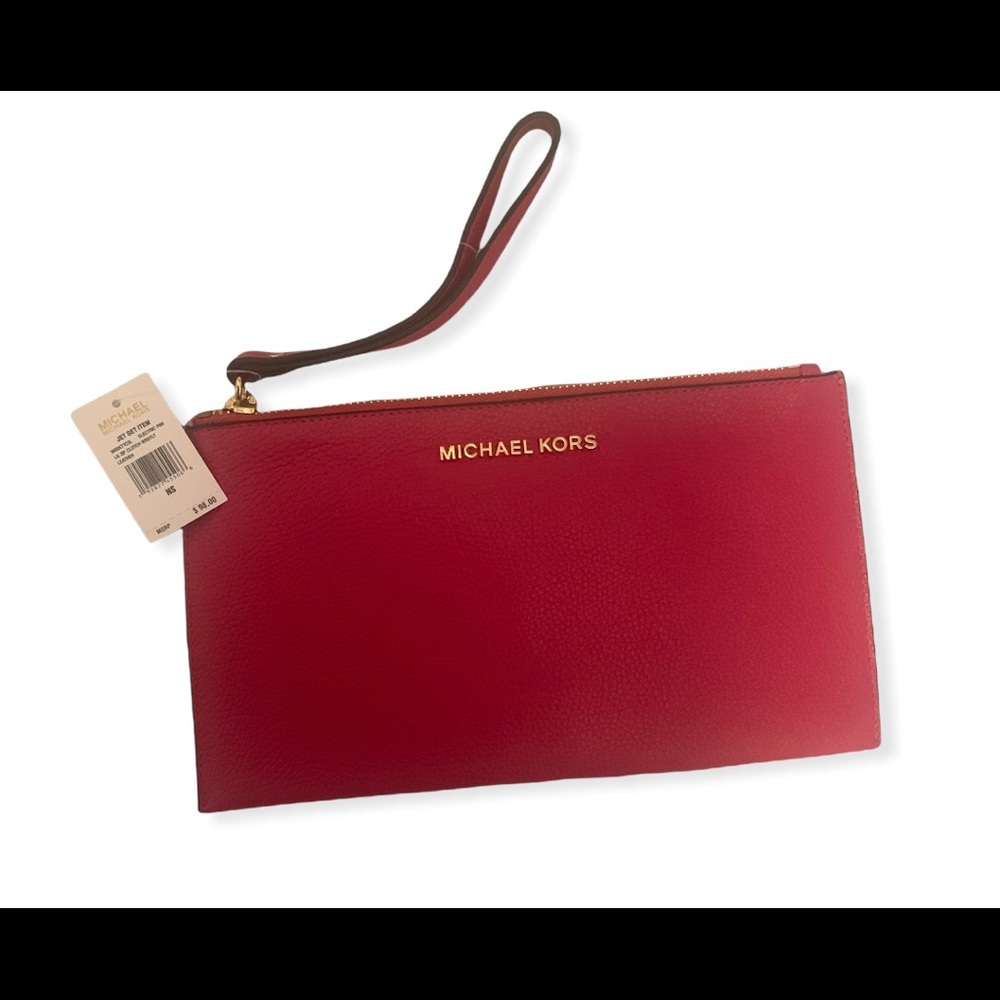 Michael Kors Electric Pink Wristlet